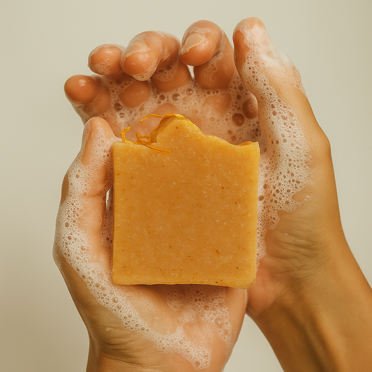 Turmeric & Tallow Facial Soap Bar – Natural Glow Cleanser