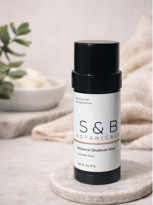 Natural deodorant stick for sensitive skin baking soda-free gentle formula