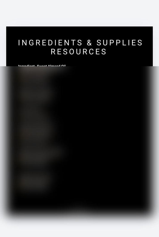 Where to buy skincare ingredients list and trusted suppliers for beginners and small businesses