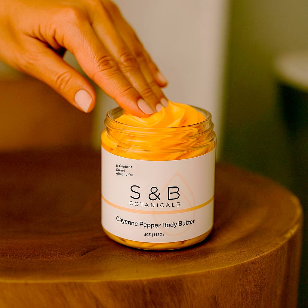 Cayenne Pepper Body Butter – Spicy Herbal Moisturizer