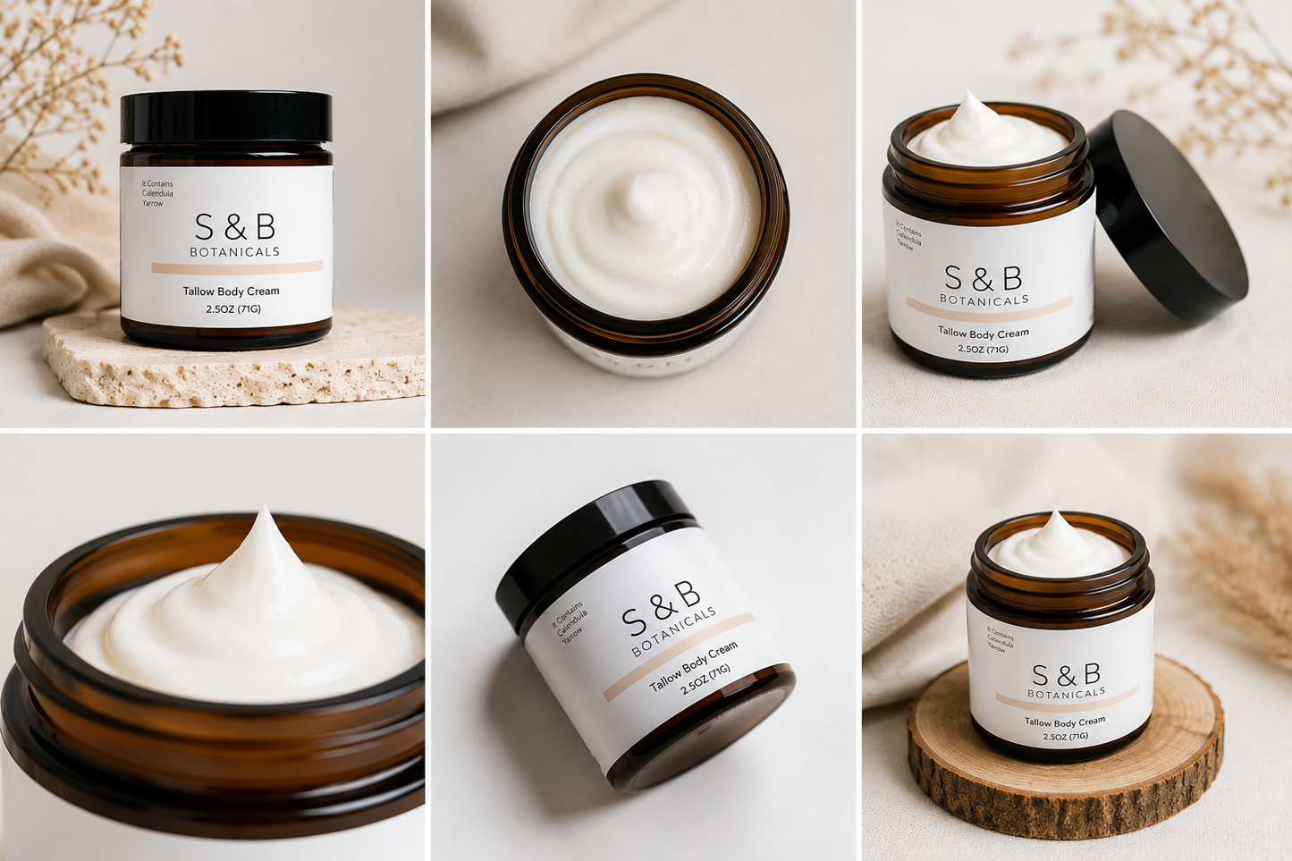 Tallow Body Cream – Natural Moisturizer for Dry Skin