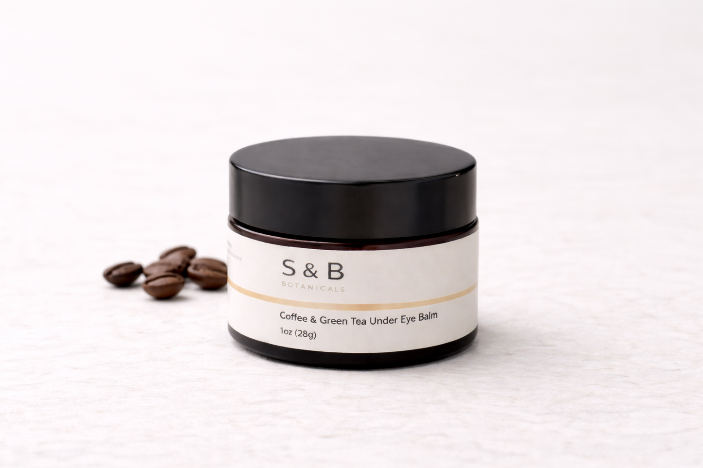 Coffee & Green Tea Under Eye Balm | Natural Tallow Eye Cream for Hydrated, Smooth-Looking Skin – Botanical Infused
