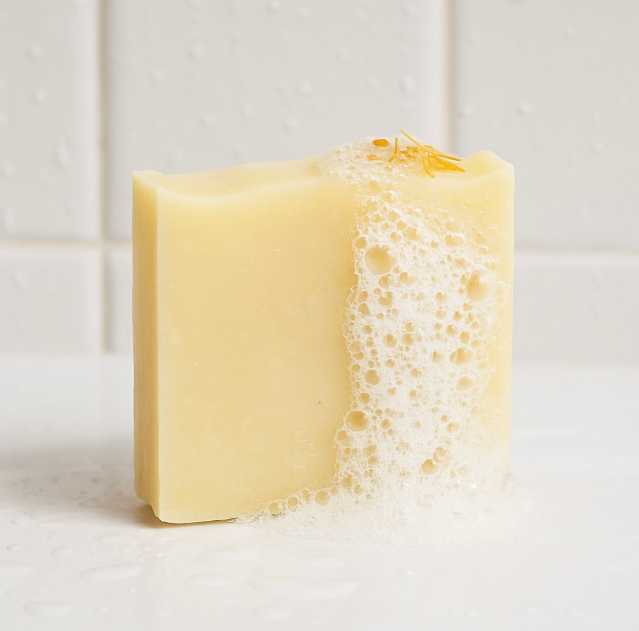 Tallow Soap Bar with Calendula & Chamomile