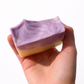 Natural lavender bar soap with castor oil and coconut oil gentle enough for dry and sensitive skin