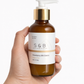 Lightweight aloe body lotion with argan oil, squalane and green tea seed oil ingredients flatlay