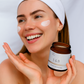 Botanical face cream with jojoba oil sweet almond oil and calendula infusion