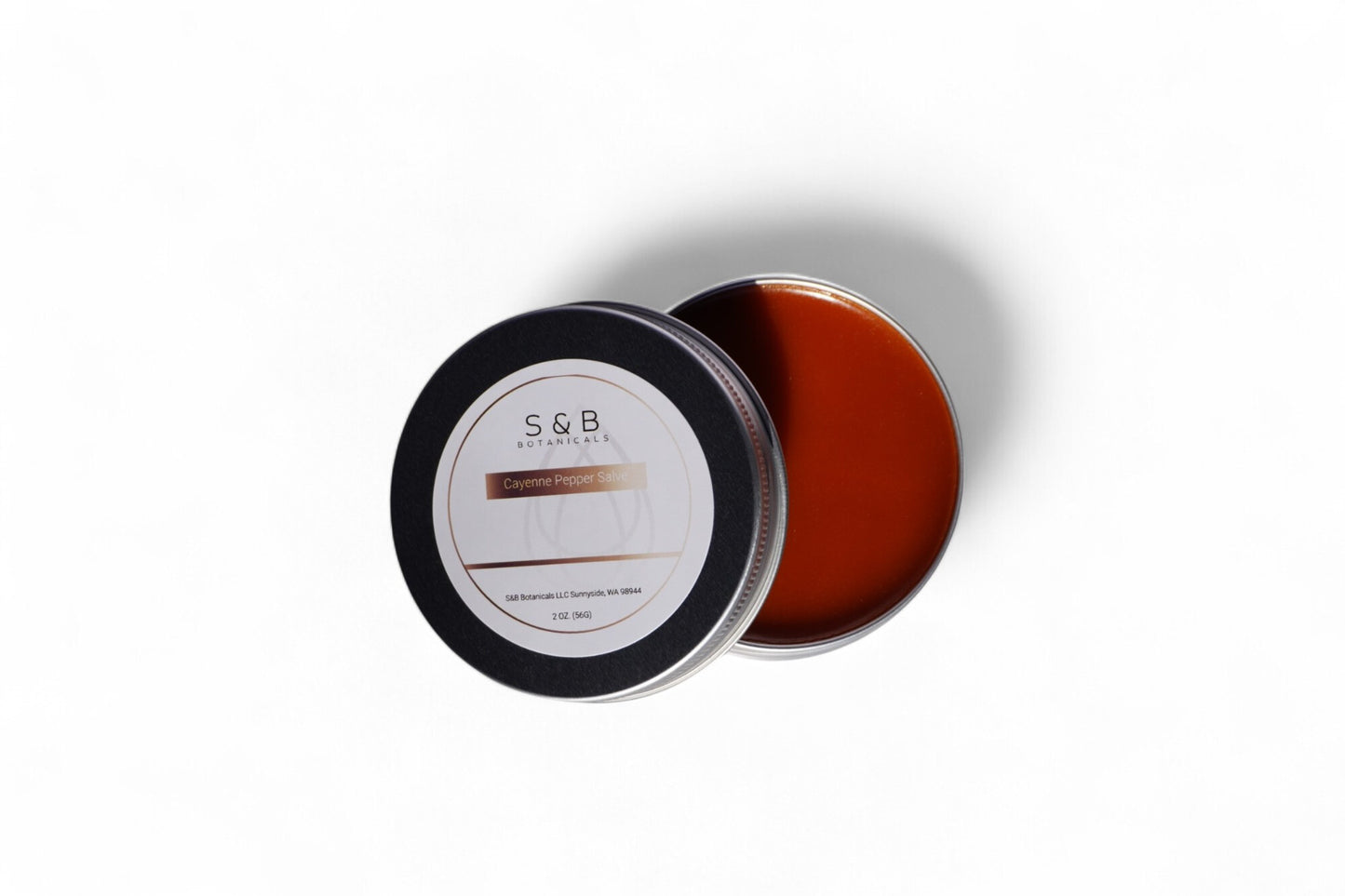Cayenne pepper salve natural herbal warming skin salve by S&B Botanicals