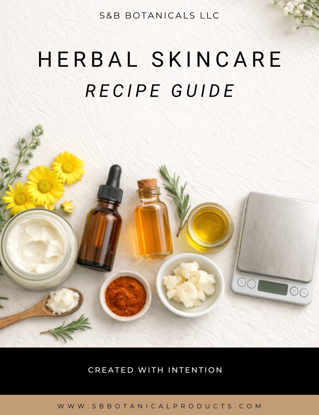 Herbal skincare recipes for beginners DIY body butter salves and infused oils guide