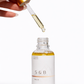 Lavender body oil dropper showing lightweight moisturizing oil texture botanical infused skincare