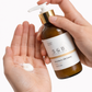 Smooth, fast-absorbing aloe vera body lotion applied to skin — lightweight daily moisturizer