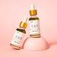 Natural calendula infused facial oil serum for glowing skin
