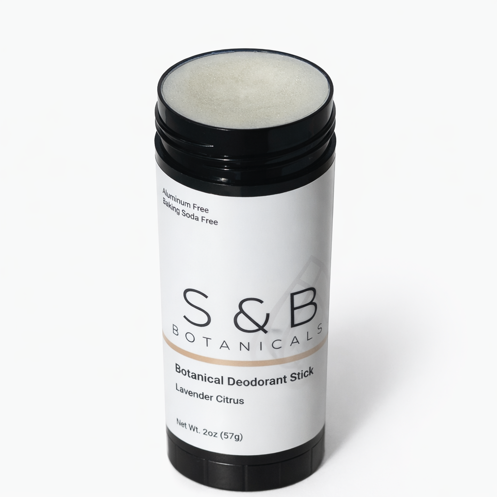 Natural deodorant stick smooth glide texture non greasy application