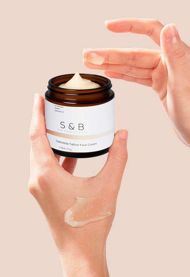 Whipped face cream light airy texture smooth application skincare product